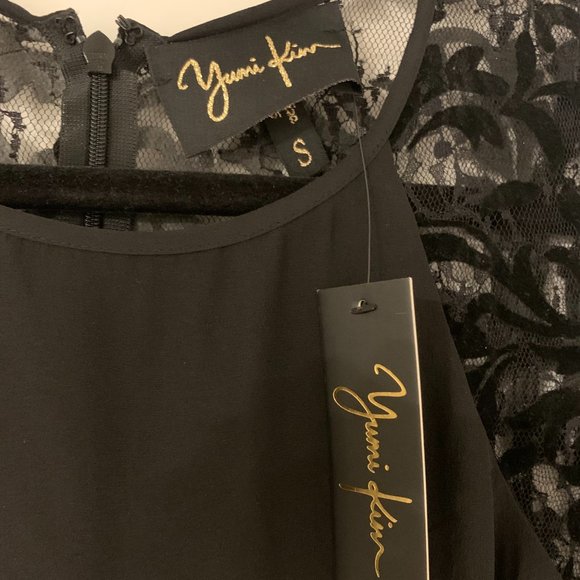 Yumi Kim | Black Laced Up Romper - Picture 6 of 6